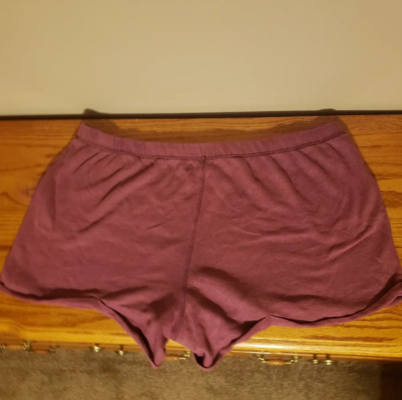 So 2X Purple Stretchy Drawstring Lounge Shorts - Picture 6 of 6